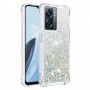 Oppo A77 hopea glitter hile suojakuori