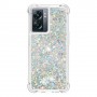 Oppo A77 5G hopea glitter hile suojakuori