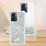 Oppo A77 hopea glitter hile suojakuori
