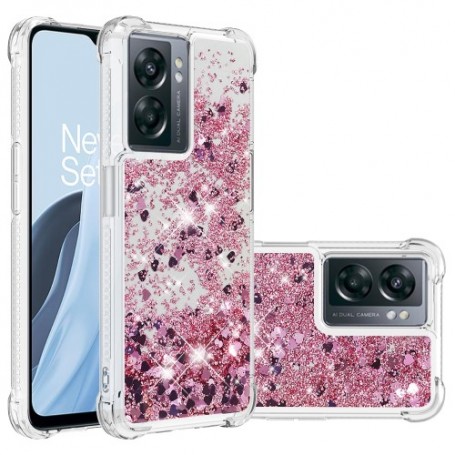 Oppo A77 pinkki glitter hile suojakuori