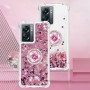 Oppo A77 pinkki glitter hile sormuspidike suojakuori.