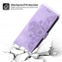 OnePlus Nord 3 5G violetti kukkakuvio suojakotelo