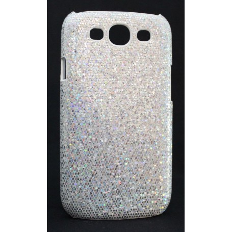 Galaxy S3 hopean värinen glitter suojakuori.