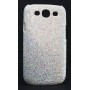 Galaxy S3 hopean värinen glitter suojakuori.