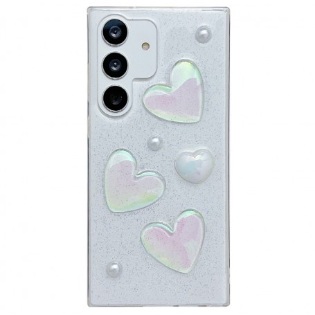 Samsung Galaxy A14 3d sydämet suojakuori.