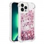 iPhone 15 Pro Max pinkki glitter hile suojakuori