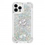 iPhone 15 Pro Max hopea glitter hile sormuspidike suojakuori