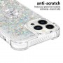 iPhone 15 Pro Max hopea glitter hile sormuspidike suojakuori – kevyt ja ohut suojakuori puhelimen takaosassa