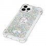 iPhone 15 Pro Max hopea glitter hile sormuspidike suojakuori