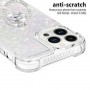 iPhone 15 Pro hopea glitter hile sormuspidike suojakuori