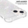 iPhone 15 hopea glitter hile suojakuori