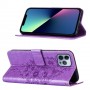 iPhone 15 Pro Max violetti perhonen suojakotelo