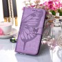 iPhone 15 Pro Max violetti perhonen suojakotelo