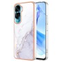 Honor 90 Lite valkoinen marmori suojakuori – suojaa ja tyyliä samassa kuoressa
