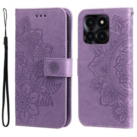 Honor X6A violetti mandala suojakotelo