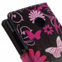 Lumia 532 kukkia ja perhosia puhelinlompakko