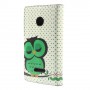 Lumia 532 vihreä pöllö puhelinlompakko