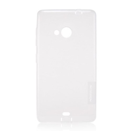 Lumia 535 ultra ohut läpinäkyvä silikonisuojus.