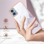 Motorola Moto E22 valkoinen marmori suojakuori – minimalistinen mutta tehokas suoja