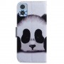 Motorola Moto E22 valkoinen panda suojakotelo