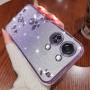OnePlus Nord 3 5G violetti glitter kukka suojakuori