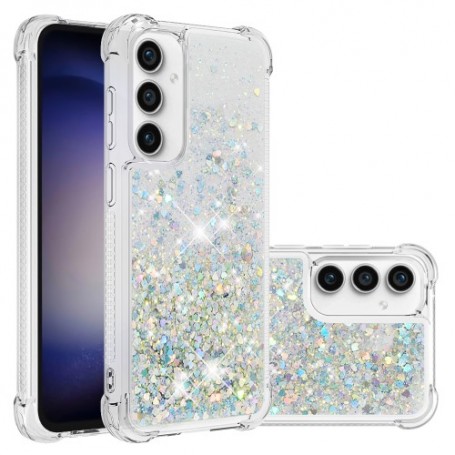 Samsung Galaxy S23 FE 5G hopea glitter hile suojakuori