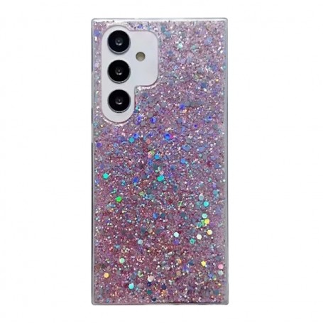 Samsung Galaxy A14 pinkki glitter suojakuori