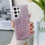 Samsung Galaxy A14 pinkki glitter suojakuori – huolella viimeistelty tuote lähikuvassa