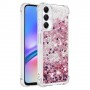 Samsung Galaxy A05s pinkki glitter hile suojakuori