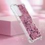 Samsung Galaxy A05s pinkki glitter hile suojakuori