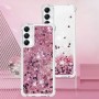 Samsung Galaxy A05s pinkki glitter hile suojakuori