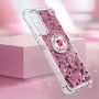 Samsung Galaxy A05s pinkki glitter hile sormuspidike suojakuori