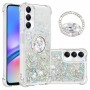 Samsung Galaxy A05s hopea glitter hile sormuspidike suojakuori