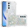 Samsung Galaxy A25 5G hopea glitter hile suojakuori – kaunis kuori esillä tuotekuvassa