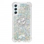 Samsung Galaxy A25 5G hopea glitter hile sormuspidike suojakuori