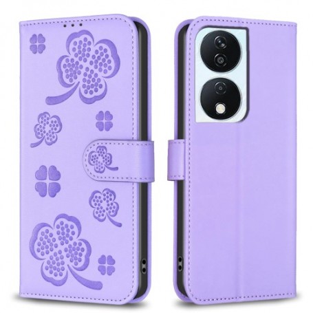 Honor X7b / Honor 90 Smart liila neliapila suojakotelo