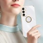 Samsung Galaxy A15 valkoinen sormuspidike suojakuori – kaunis kuori esillä tuotekuvassa