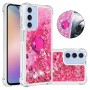 Samsung Galaxy A15 pinkki glitter hile sormuspidike suojakuori – kevyt ja ohut suojakuori puhelimen takaosassa
