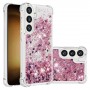 Samsung Galaxy S24 pinkki glitter hile suojakuori