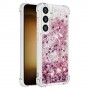 Samsung Galaxy S24 pinkki glitter hile suojakuori