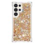 Samsung Galaxy S24 Ultra / S25 Ultra kulta glitter hile suojakuori – laadukas rakenne näkyy lähikuvasta