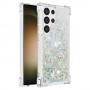 Samsung Galaxy S24 Ultra hopea glitter hile suojakuori