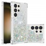 Samsung Galaxy S24 Ultra hopea glitter hile suojakuori