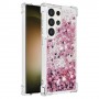 Samsung Galaxy S24 Ultra pinkki glitter hile suojakuori