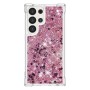 Samsung Galaxy S24 Ultra / S25 Ultra pinkki glitter hile suojakuori – joustvasta ja kestävästä muovista valmistettu suojakuori