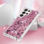 Samsung Galaxy S24 Ultra / S25 Ultra pinkki glitter hile suojakuori – huolella viimeistelty tuote lähikuvassa