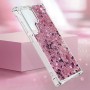 Samsung Galaxy S24 Ultra pinkki glitter hile suojakuori