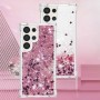 Samsung Galaxy S24 Ultra / S25 Ultra pinkki glitter hile suojakuori – laadukas rakenne näkyy lähikuvasta