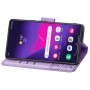 Samsung Galaxy S24 Ultra violetti perhonen suojakotelo