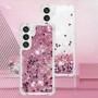 Samsung Galaxy S24 Plus / S25 Plus pinkki glitter hile suojakuori – minimalistinen mutta tehokas suoja